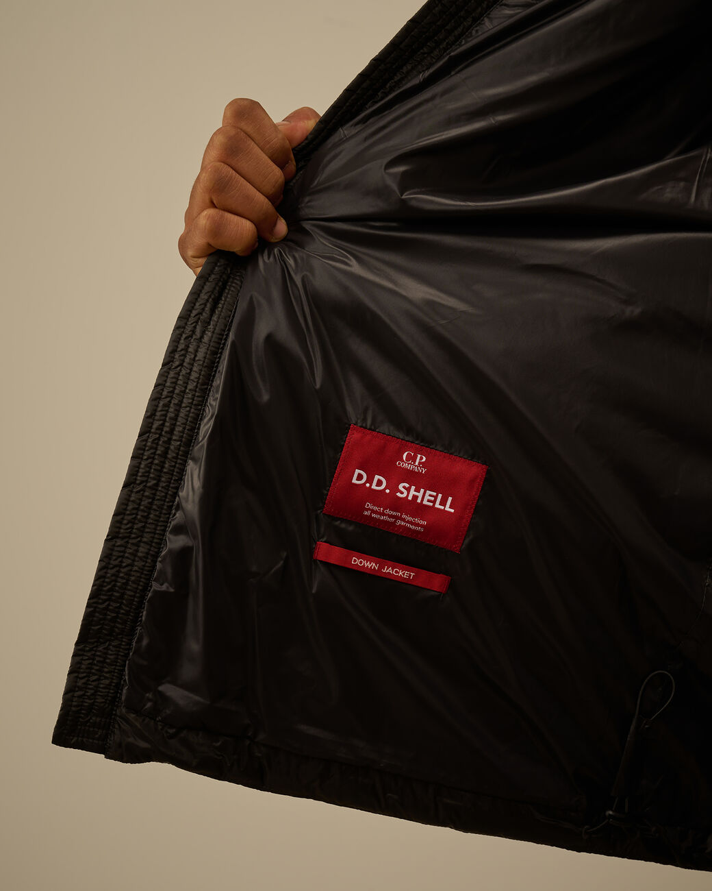 C.P. Company D.D Shell Goggle Down Jacket Black