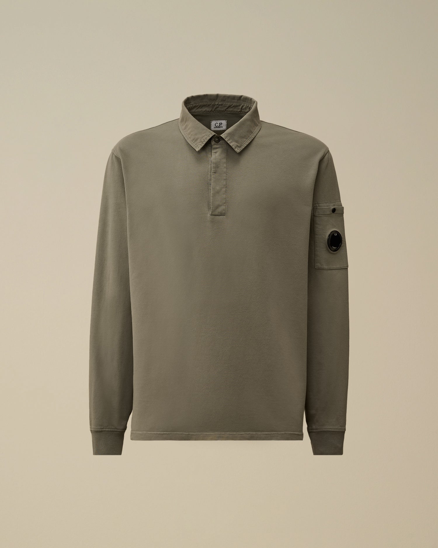 C.P. Company Light Fleece Polo Sweatshirt