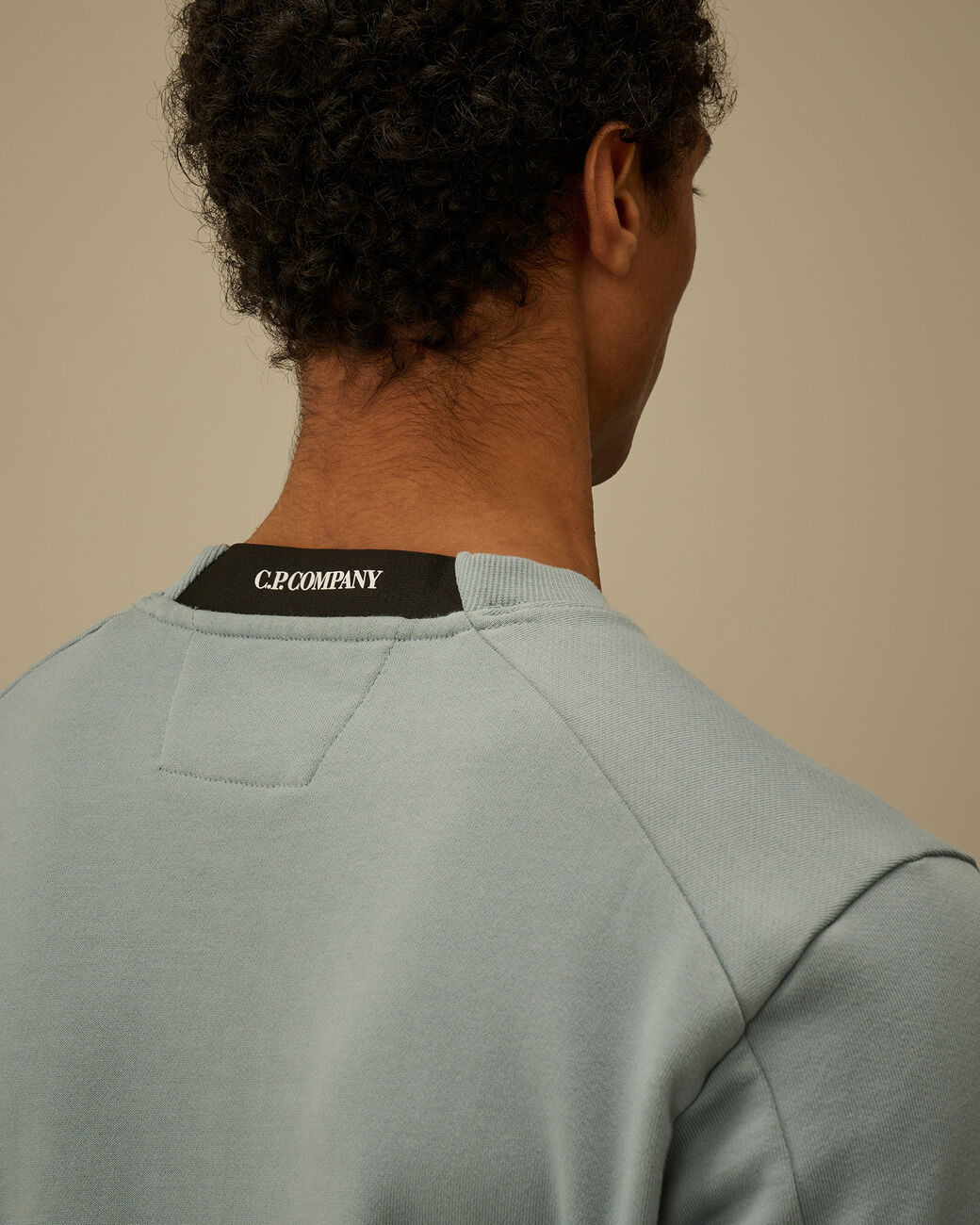 C.P. Company Diagonal Raised Sweatshirt - Silver Blue