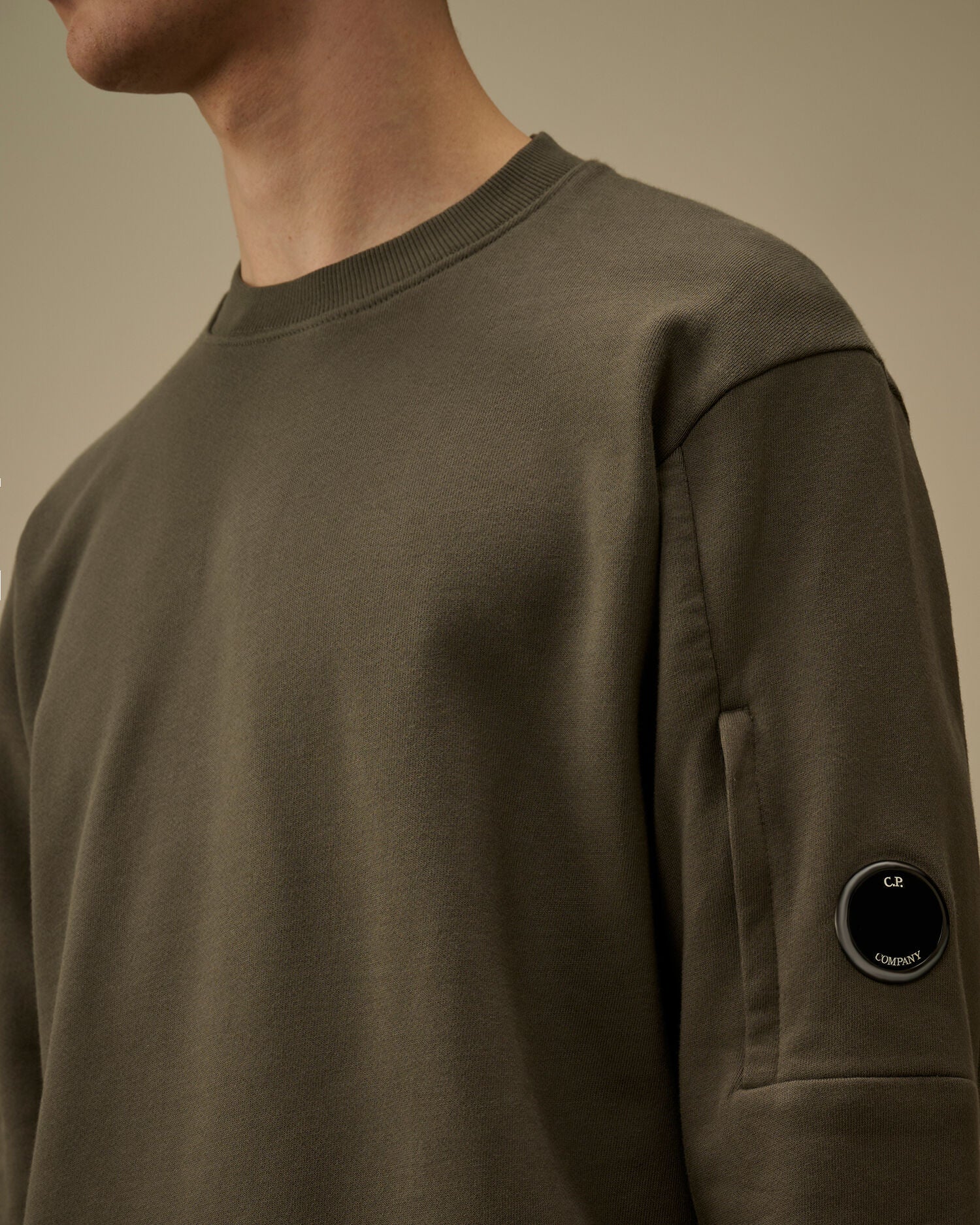 C.P. Company Diagonal Raised Sweatshirt - Gunmetal Grey