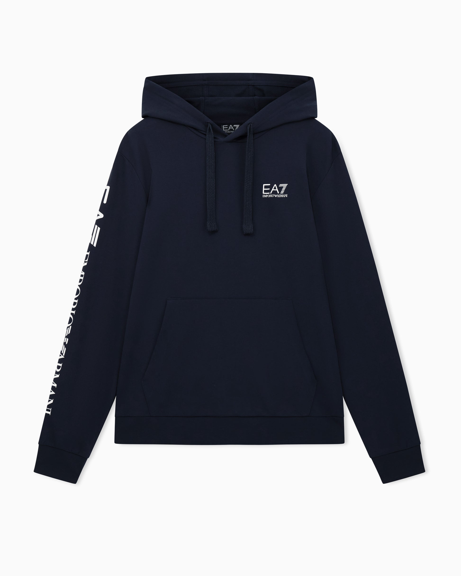 EA7 Sleeve Logo Hoodie - Navy