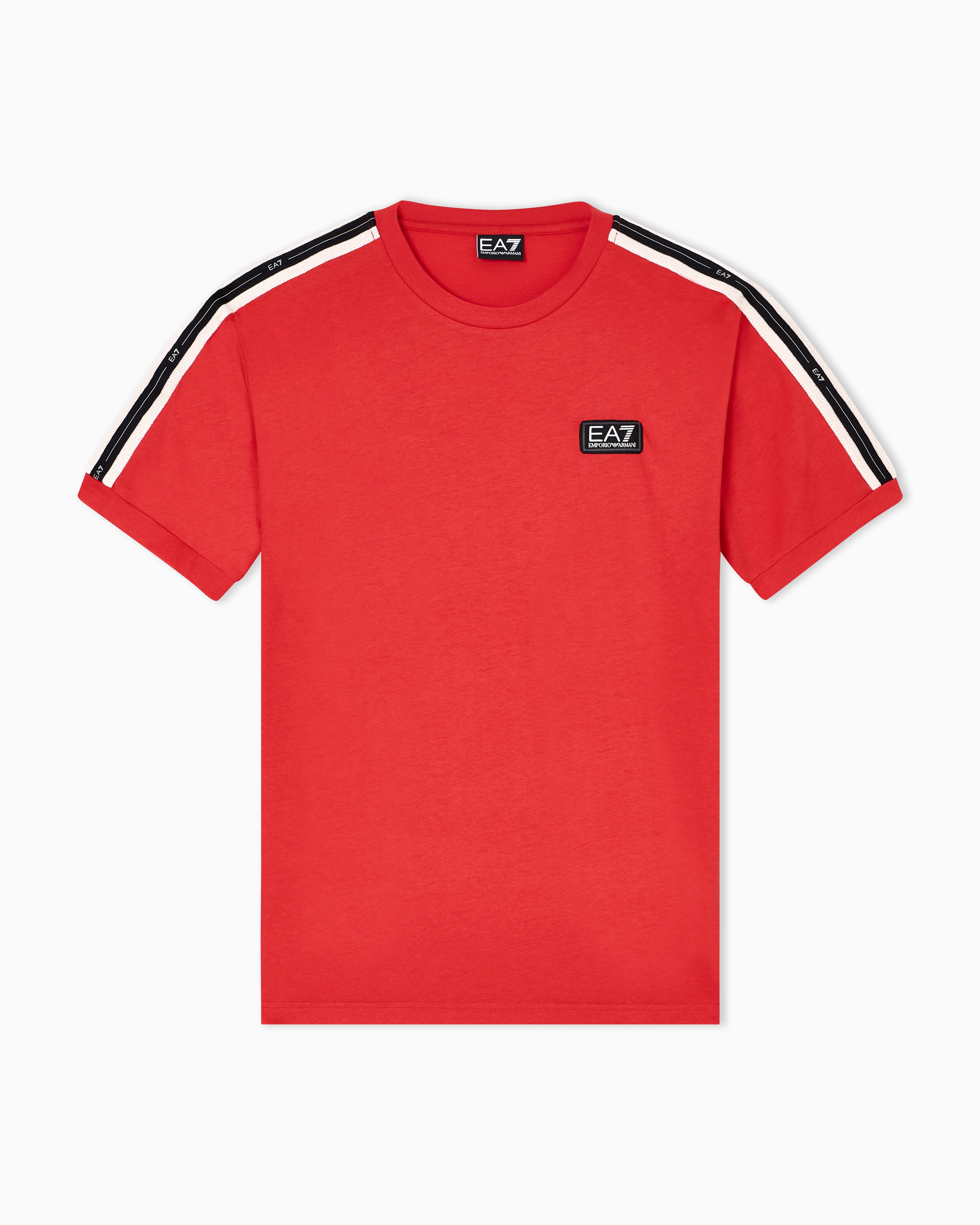 EA7 Logo tape T-Shirt - Red