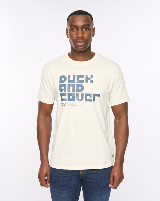 Duck & Cover Bloxx T-Shirt Off White