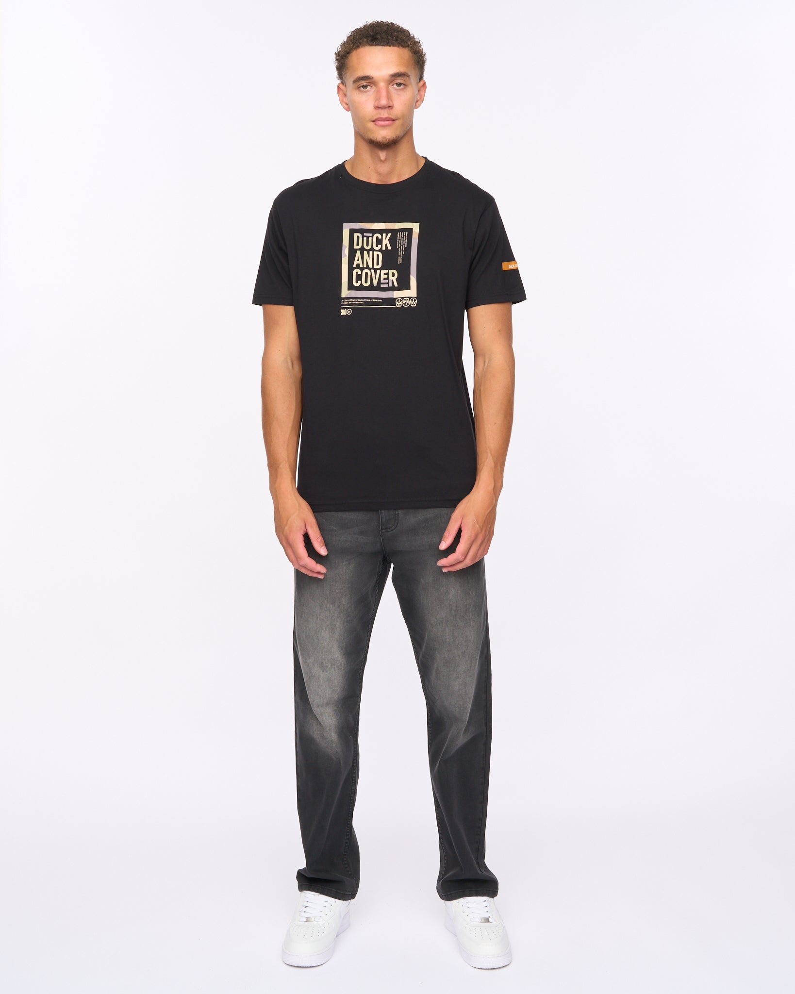 Duck & Cover Primatic T-Shirt Black