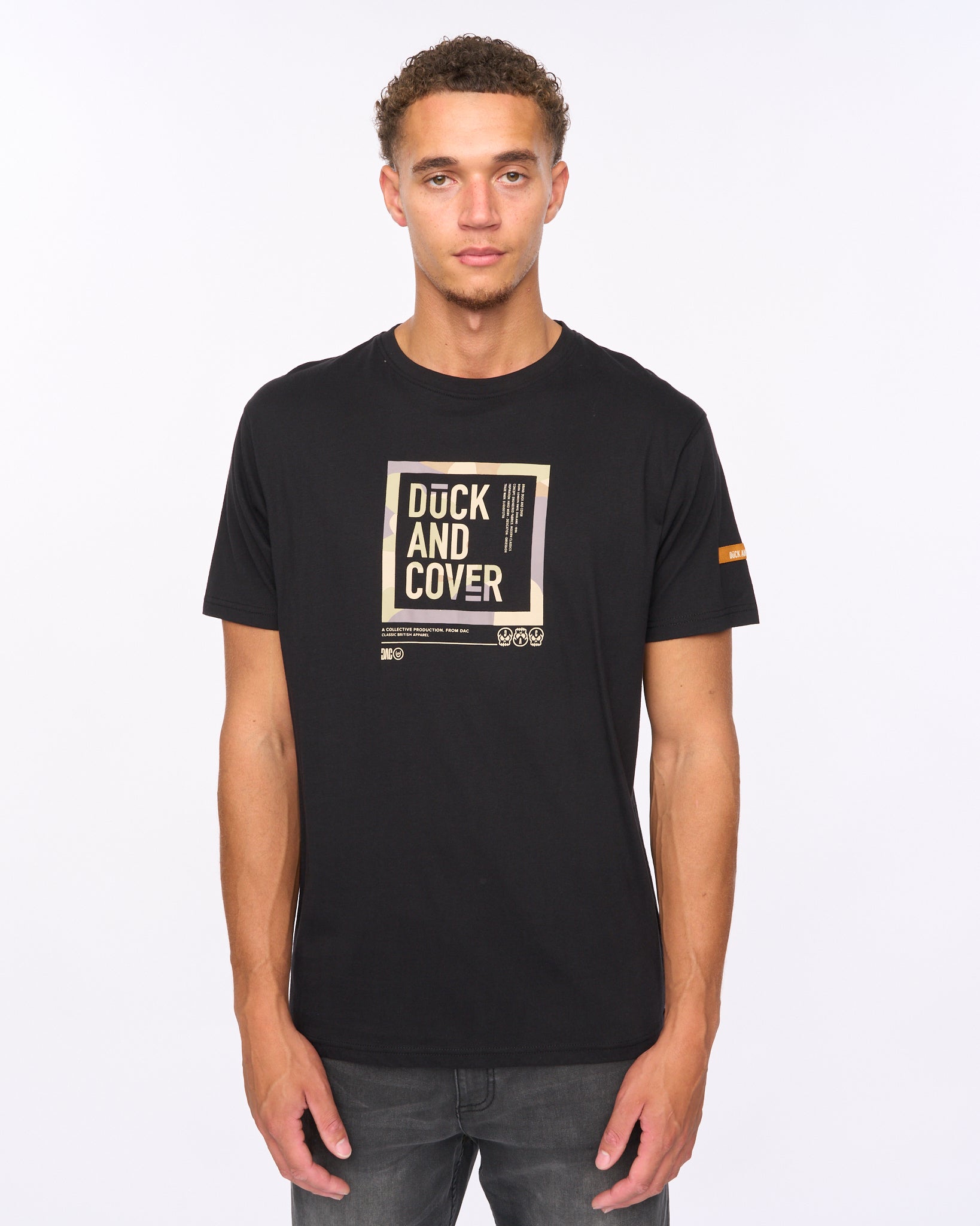 Duck & Cover Primatic T-Shirt Black
