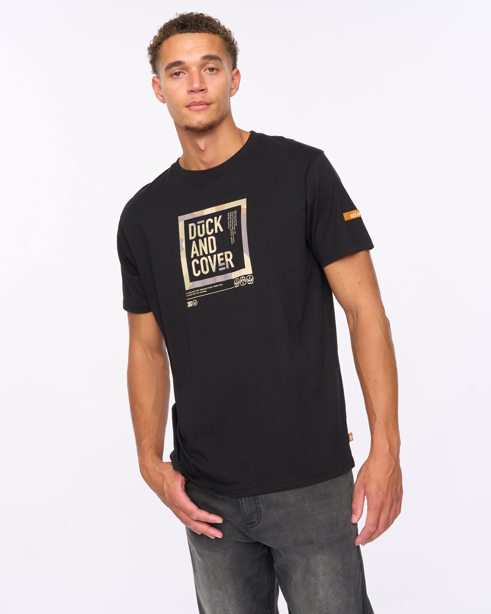 Duck & Cover Primatic T-Shirt Black