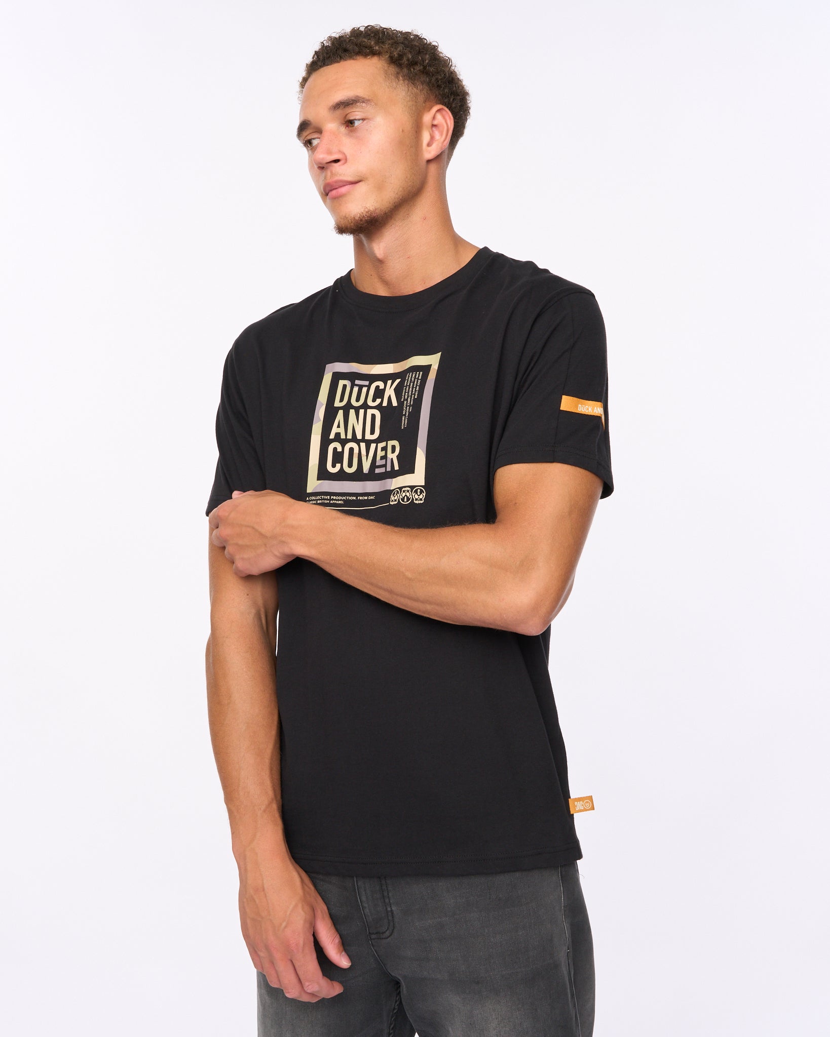 Duck & Cover Primatic T-Shirt Black