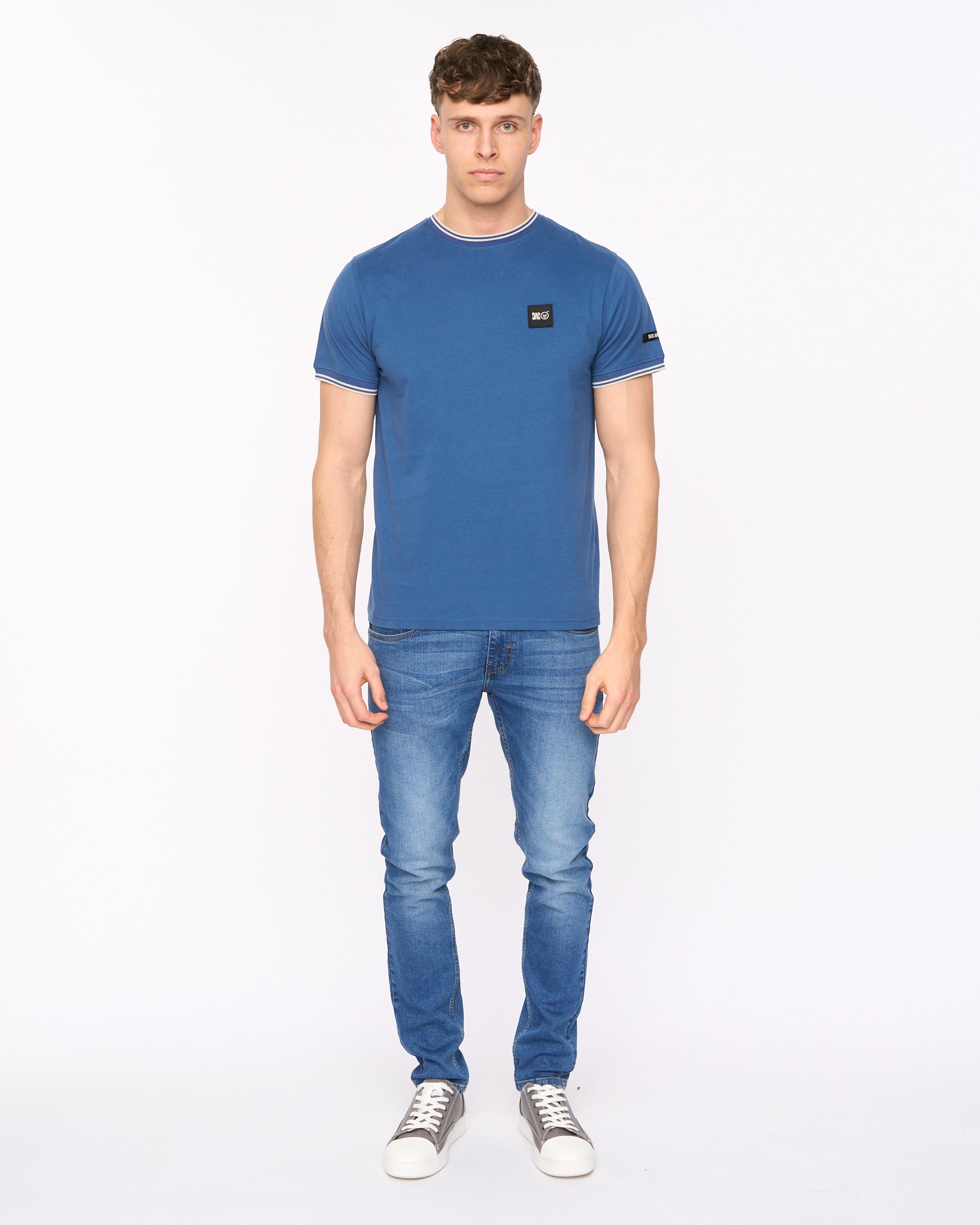 Duck & Cover Wrentham T-Shirt - Denim Blue