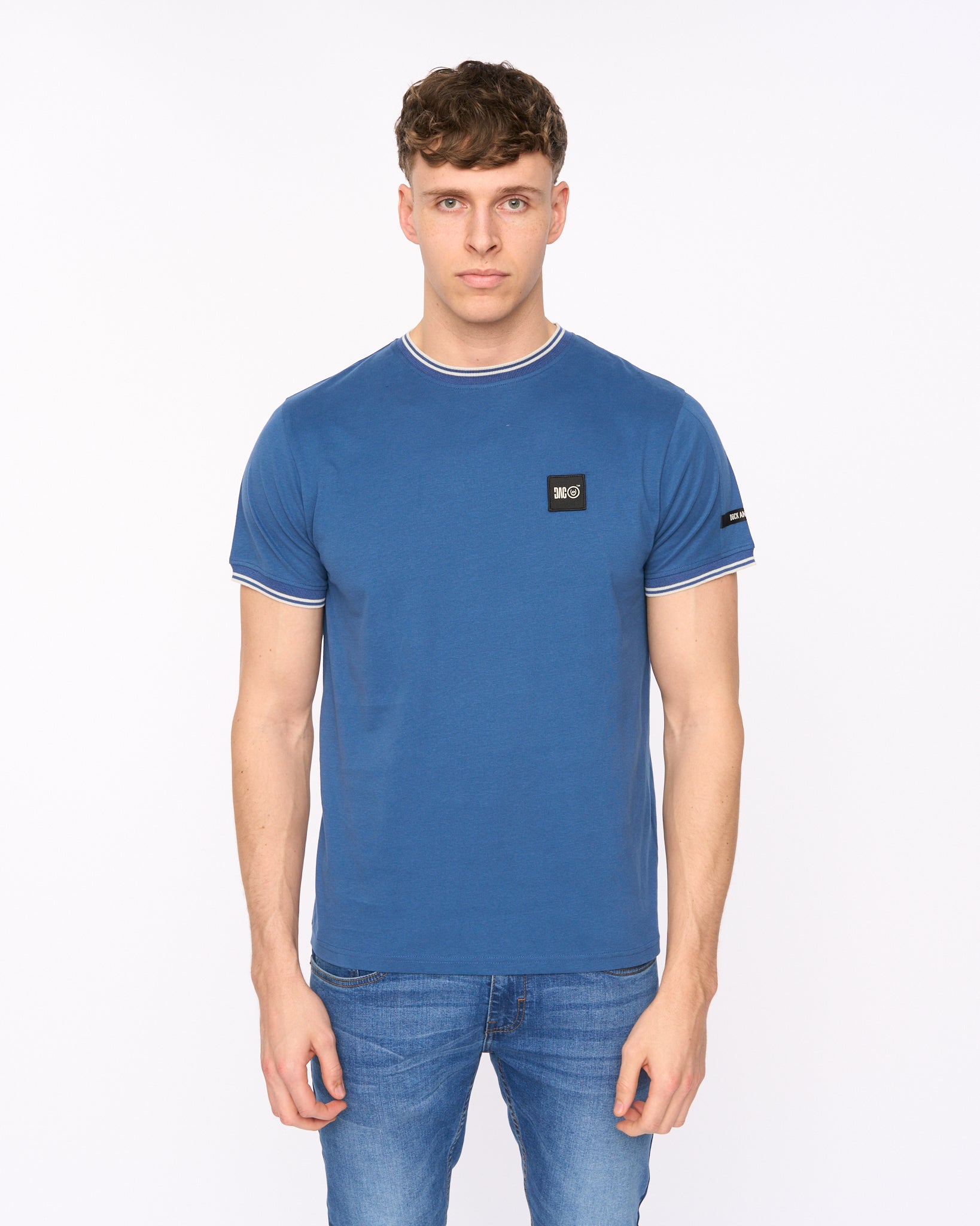 Duck & Cover Wrentham T-Shirt - Denim Blue