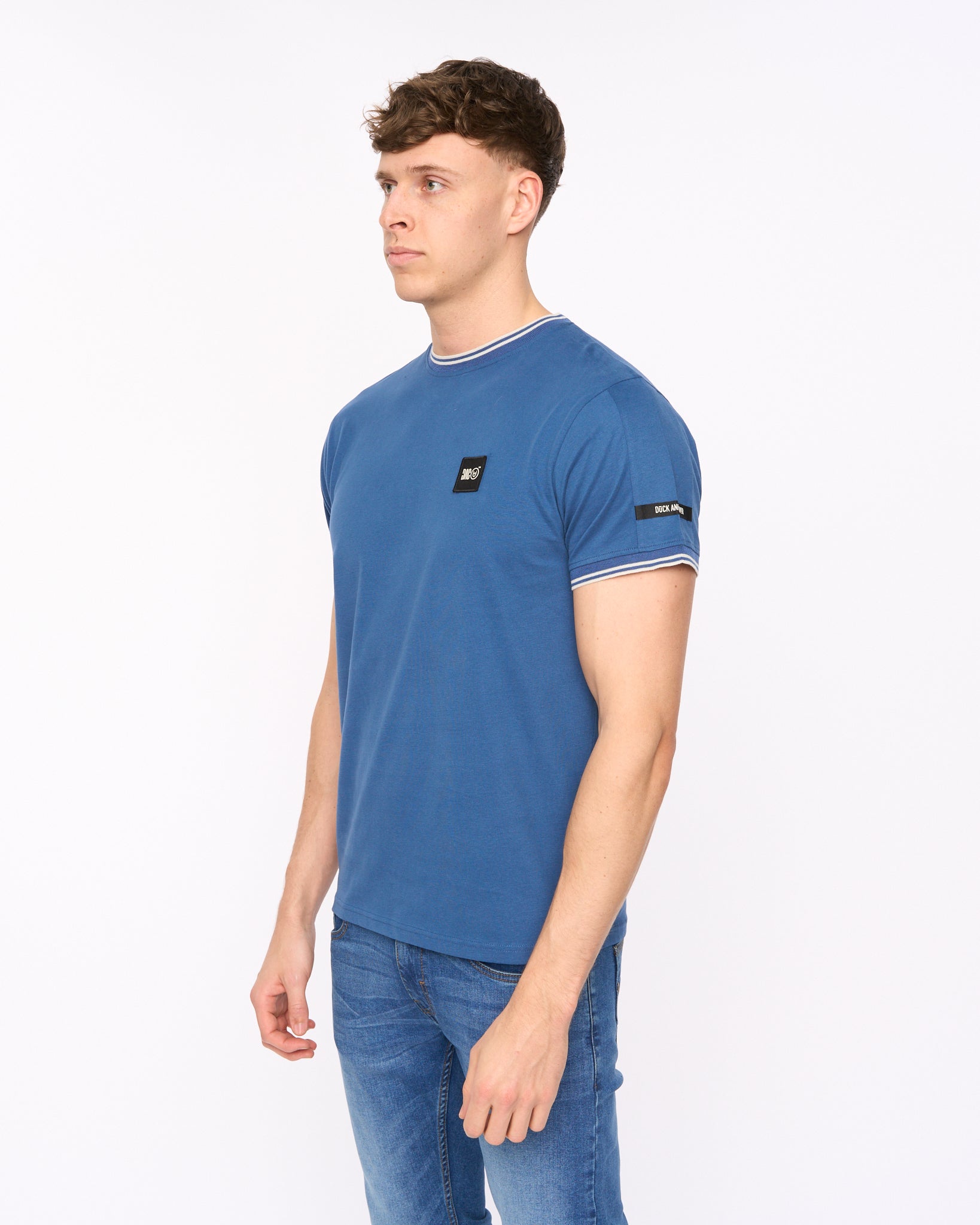 Duck & Cover Wrentham T-Shirt - Denim Blue