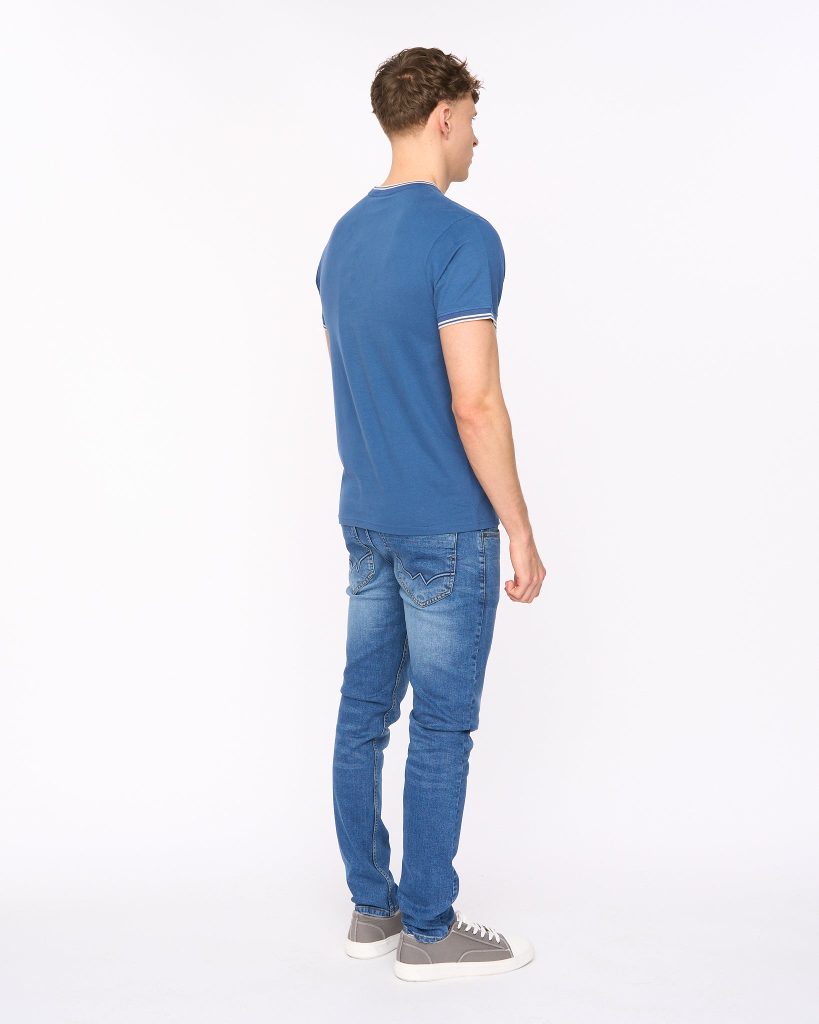 Duck & Cover Wrentham T-Shirt - Denim Blue