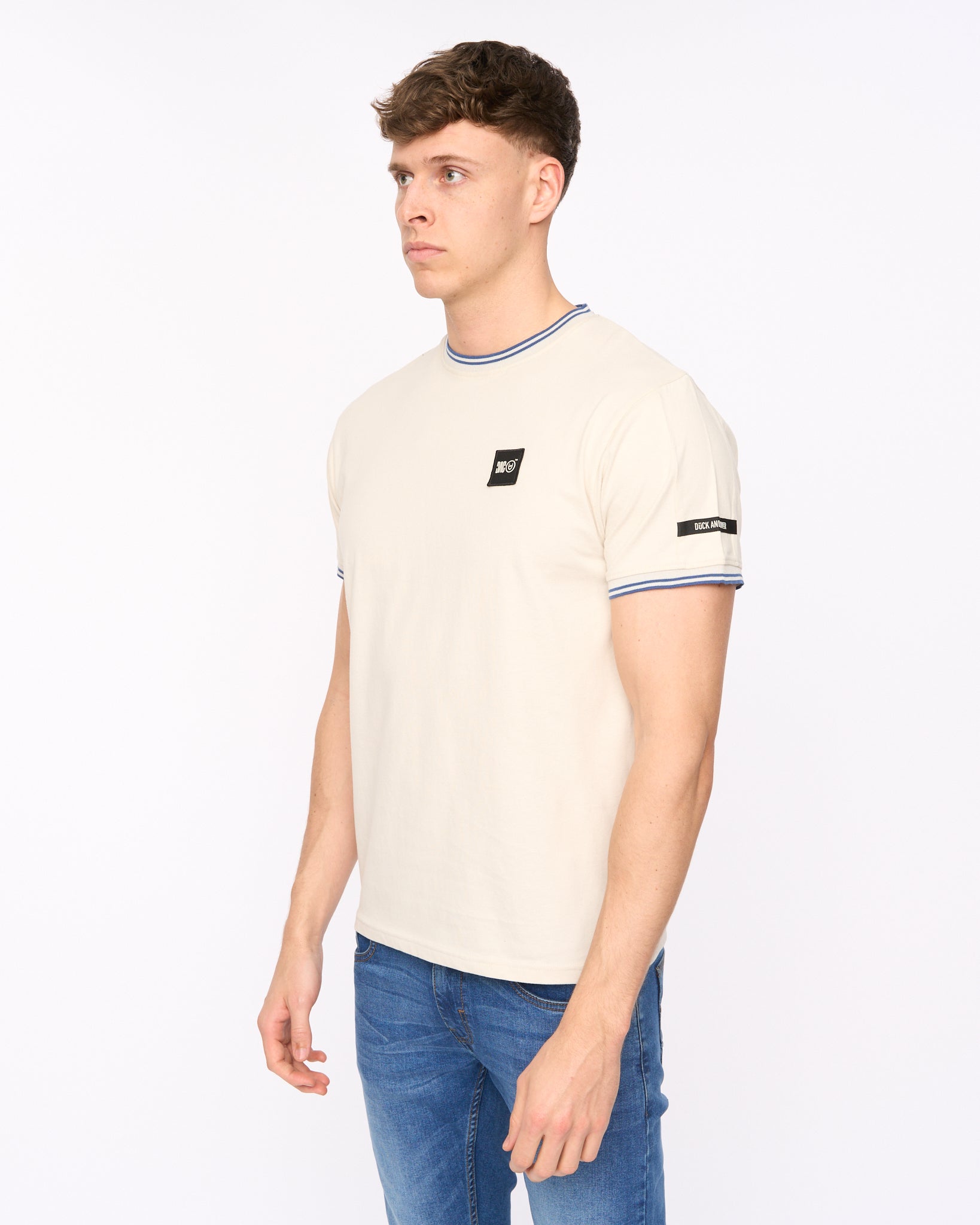 Duck & Cover Wrentham T-Shirt - Light Stone
