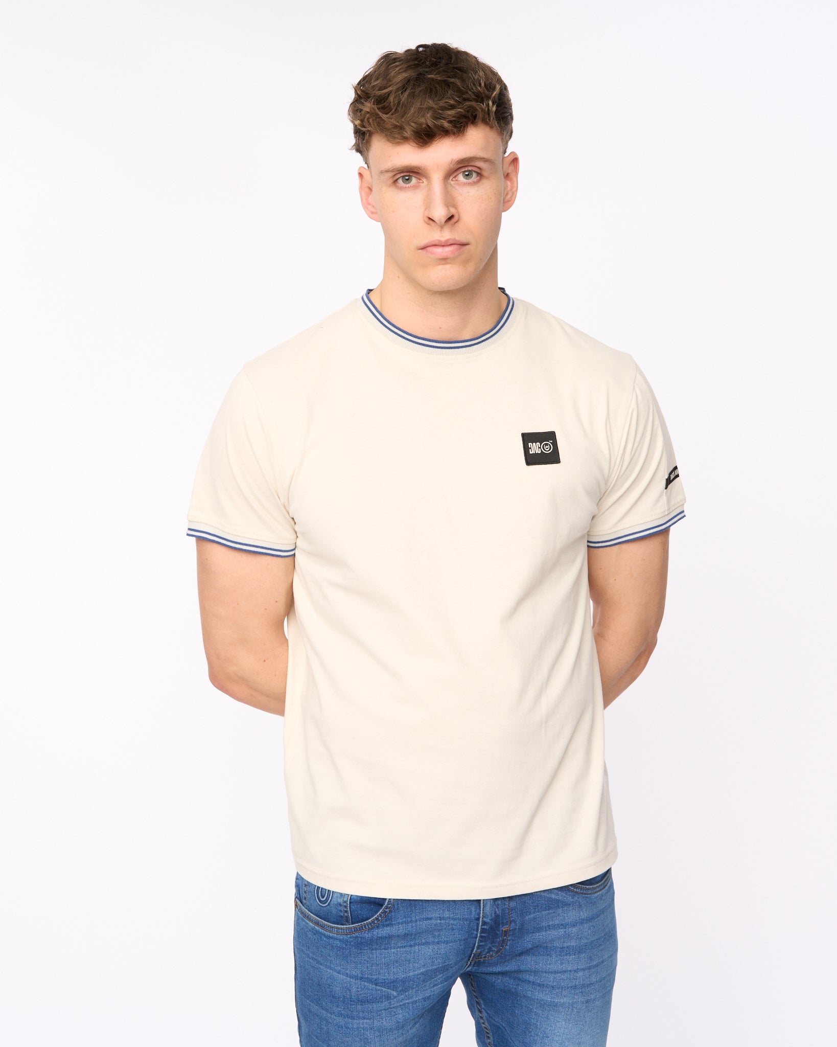 Duck & Cover Wrentham T-Shirt - Light Stone
