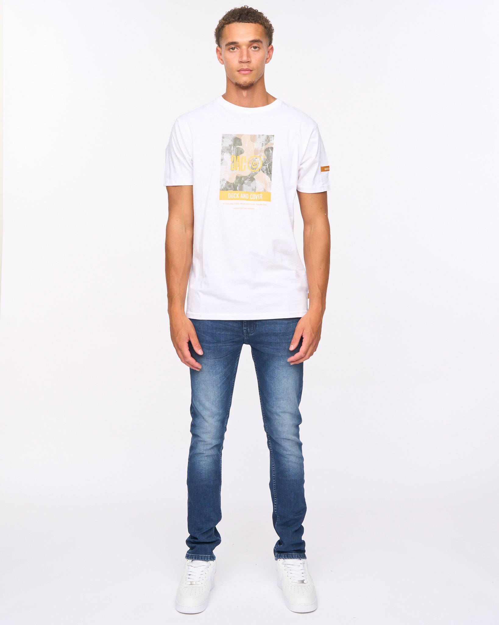 Duck & Cover Maylead Slim Fit Jeans Dark Wash