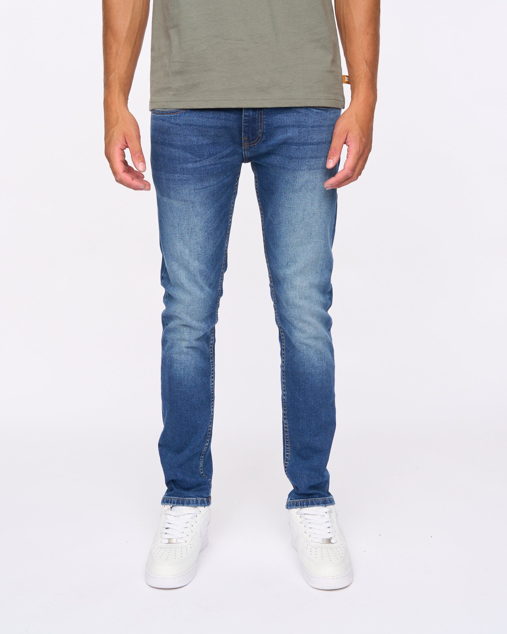 Duck & Cover Maylead Slim Fit Jeans Stone Wash