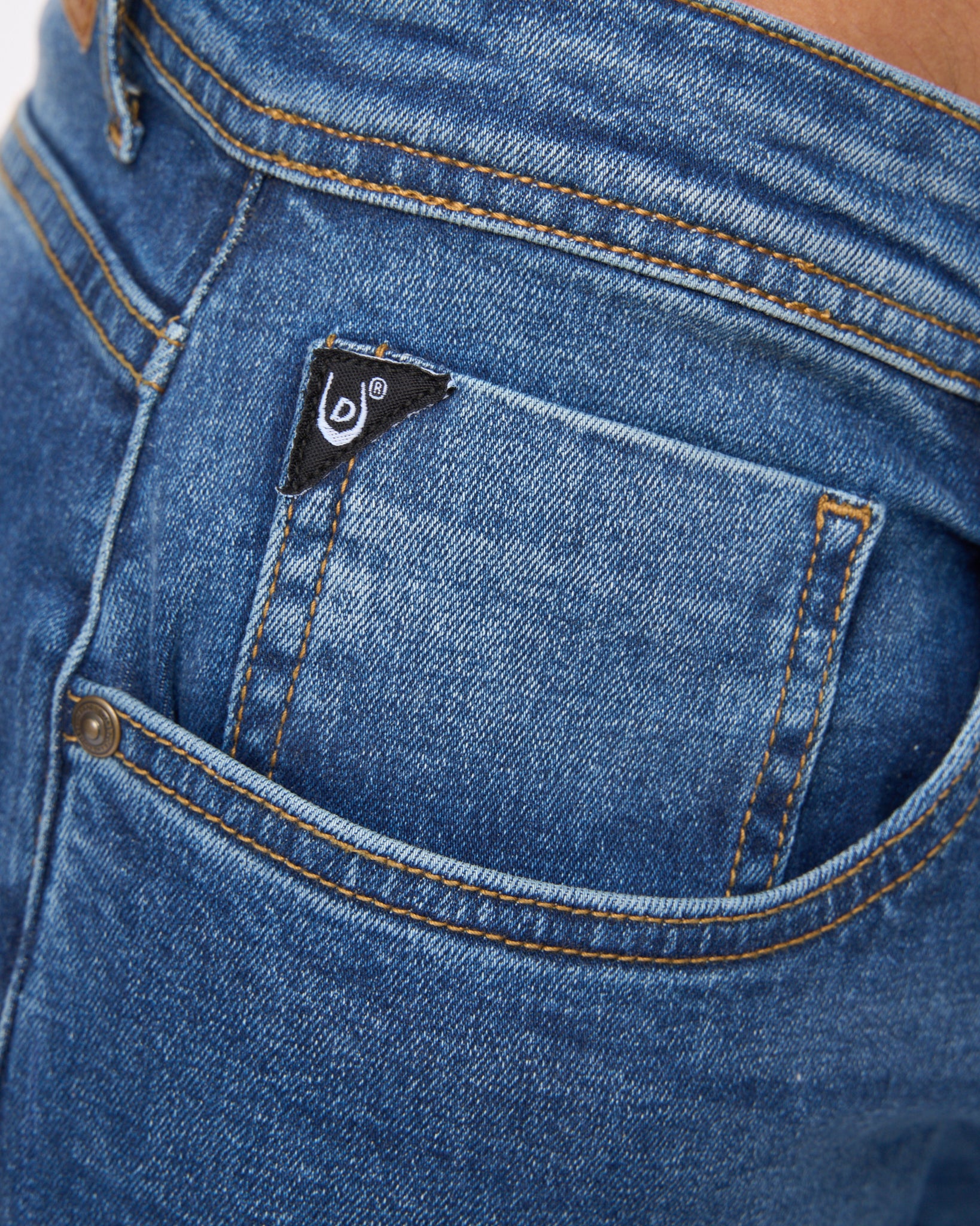 Duck & Cover Maylead Slim Fit Jeans Stone Wash