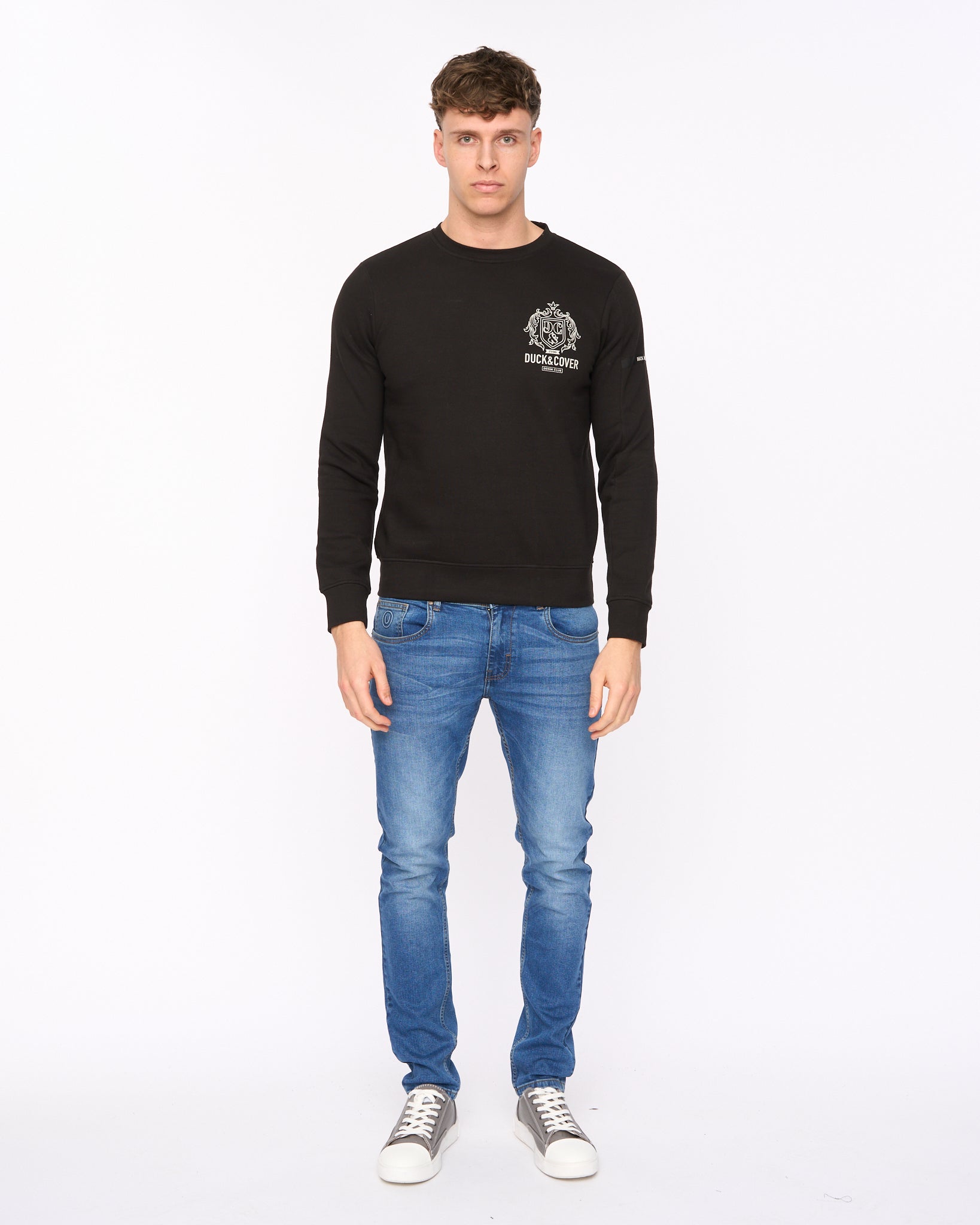 Duck & Cover Stoneham Sweatshirt - Black