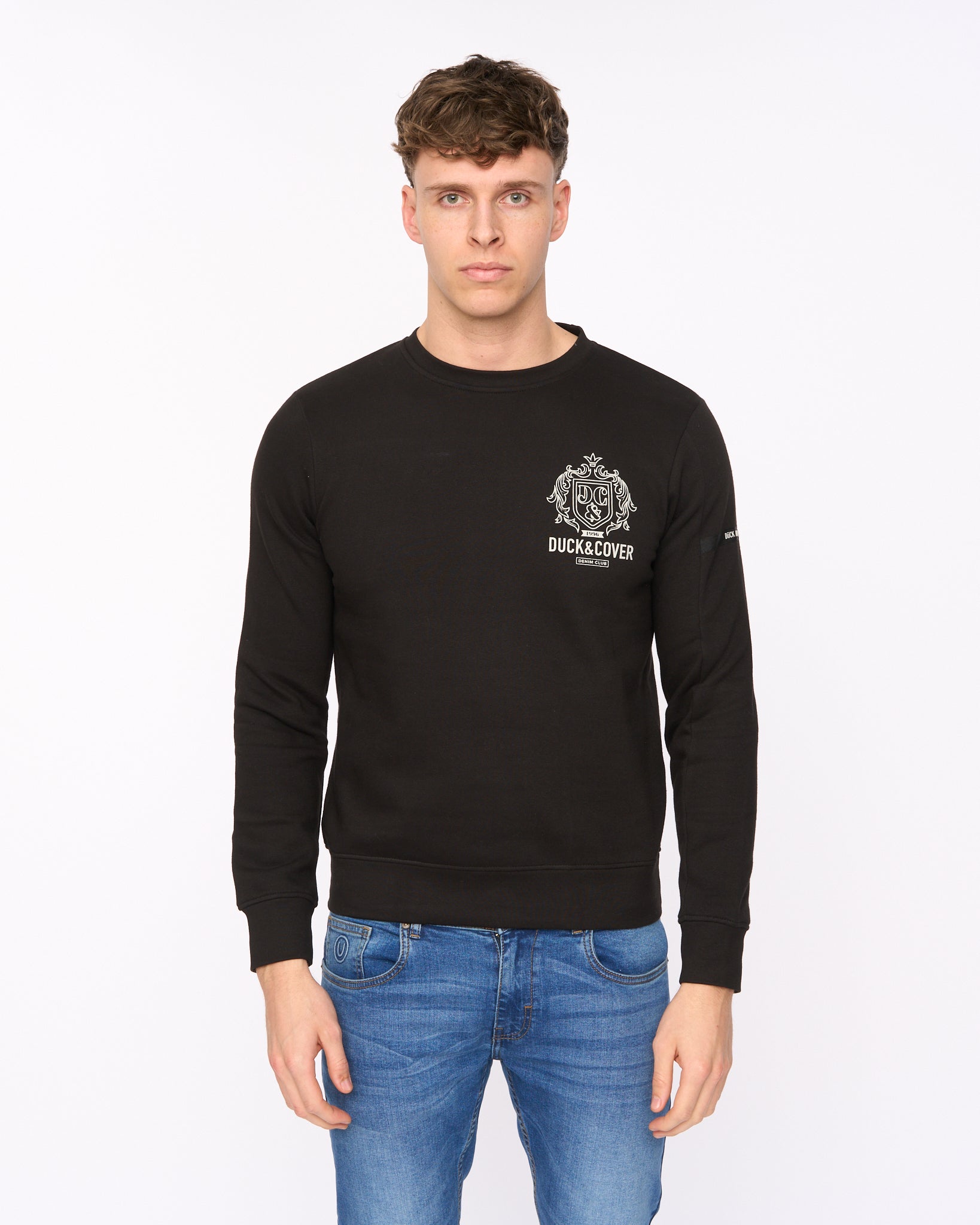 Duck & Cover Stoneham Sweatshirt - Black