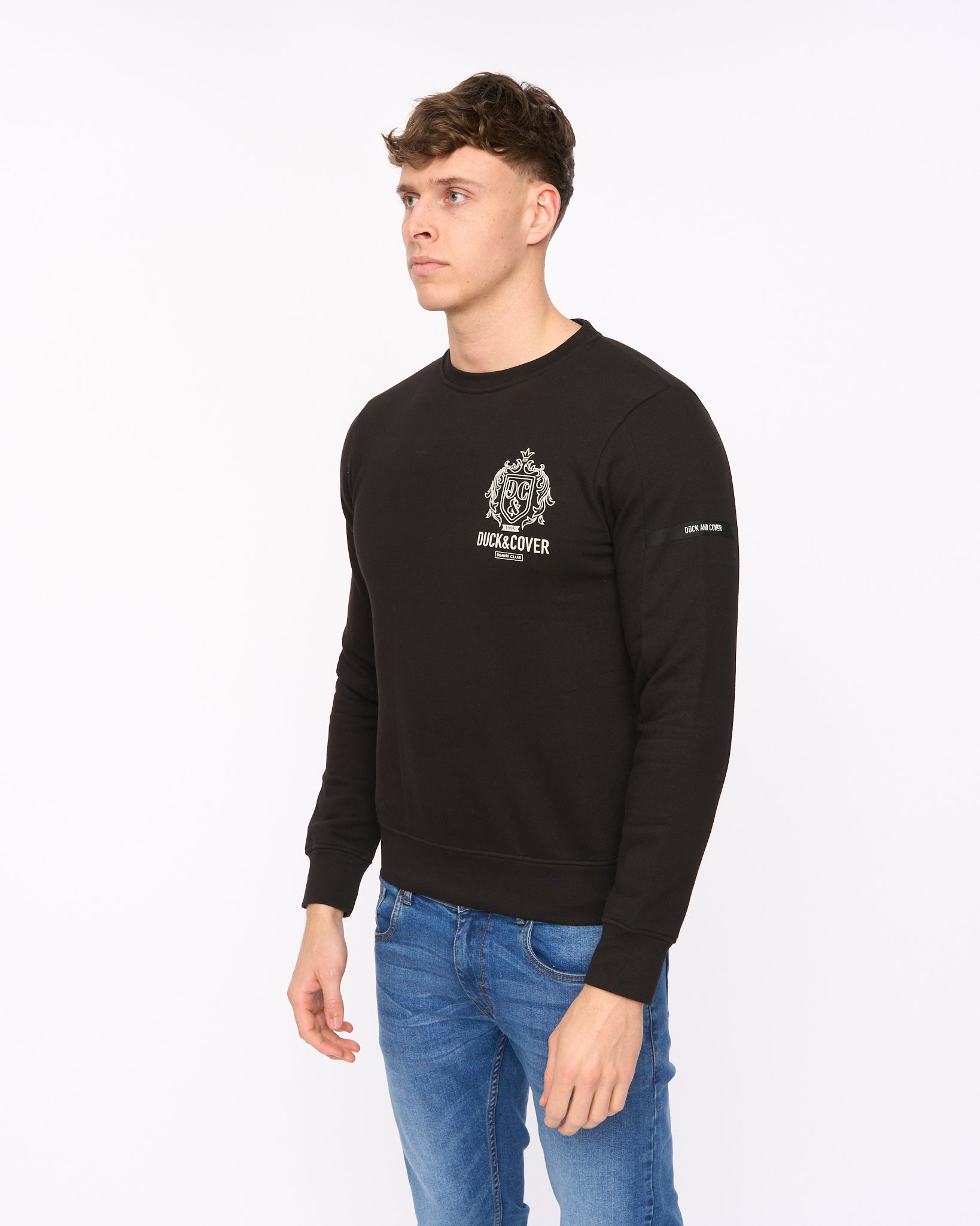 Duck & Cover Stoneham Sweatshirt - Black