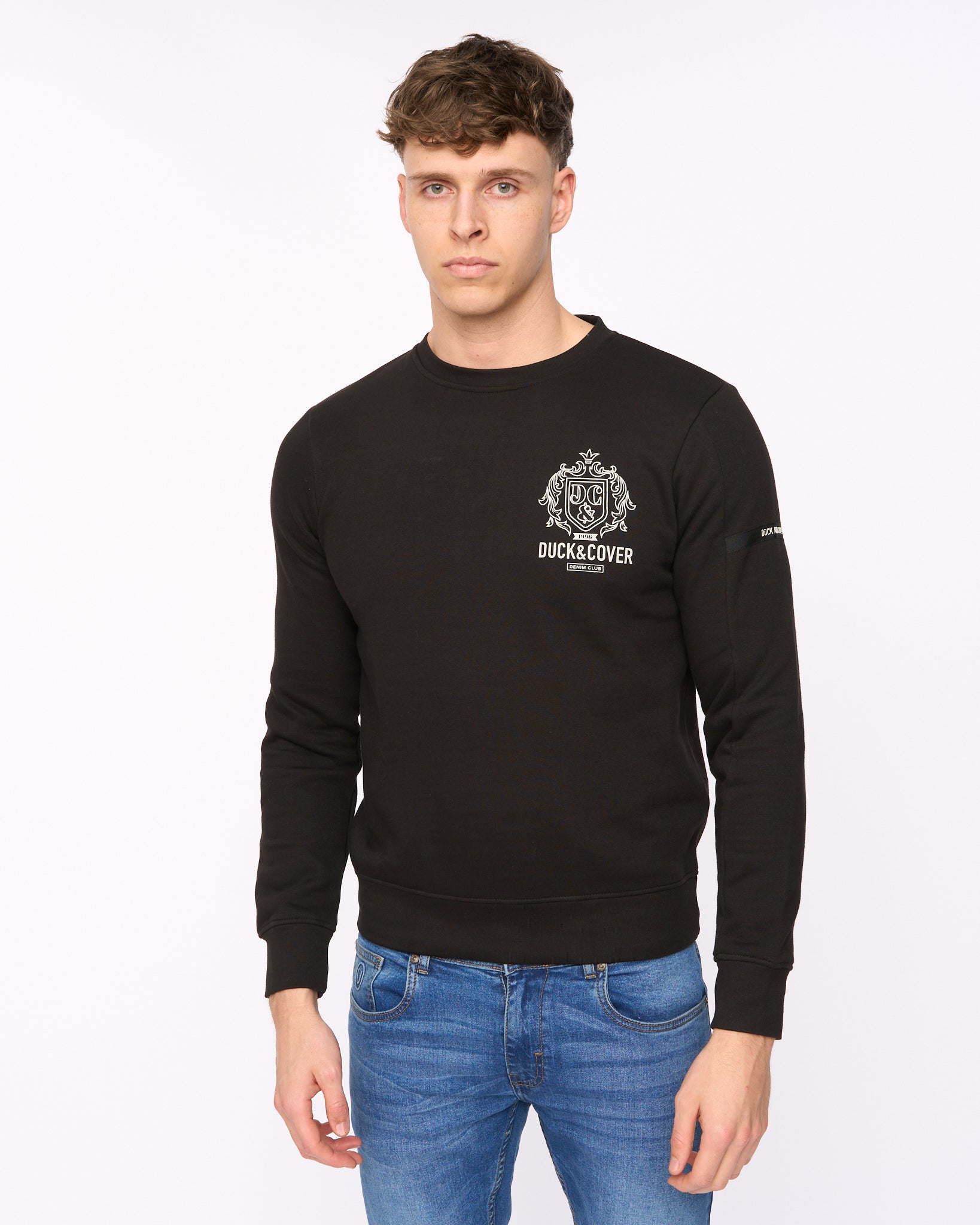 Duck & Cover Stoneham Sweatshirt - Black