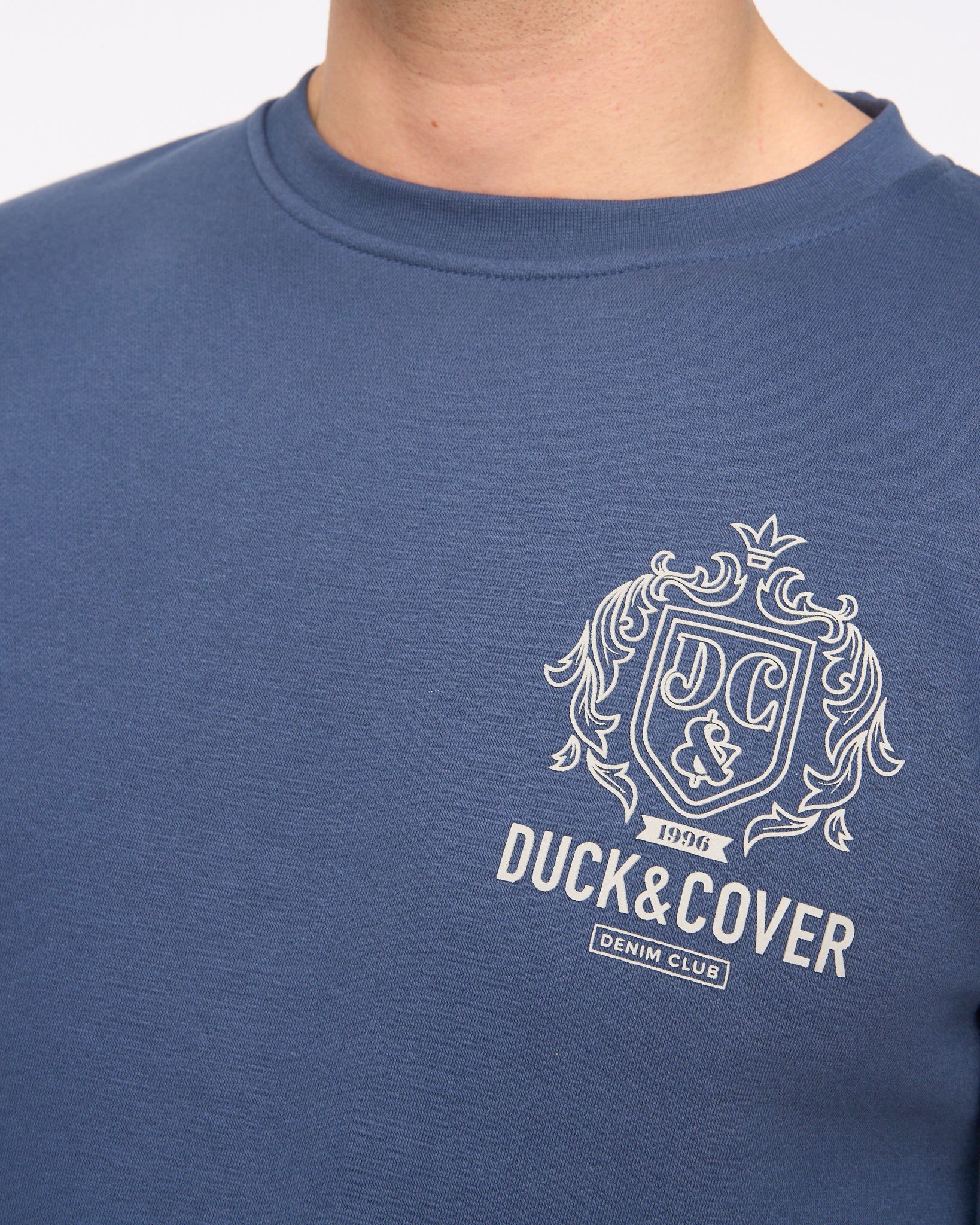 Duck & Cover Stoneham Sweatshirt - Denim Blue
