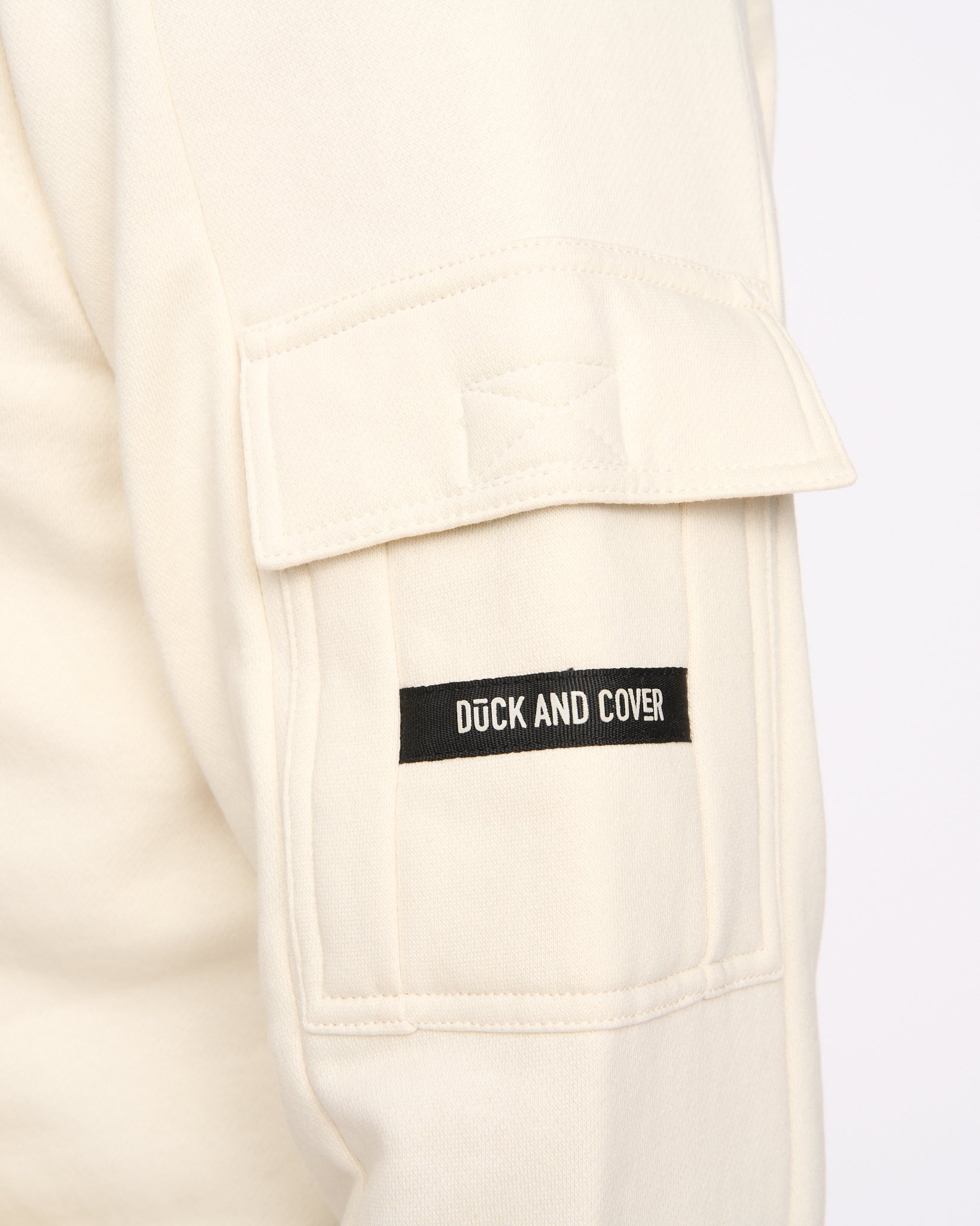 Duck & Cover Wrentham Hoodie - Light Stone