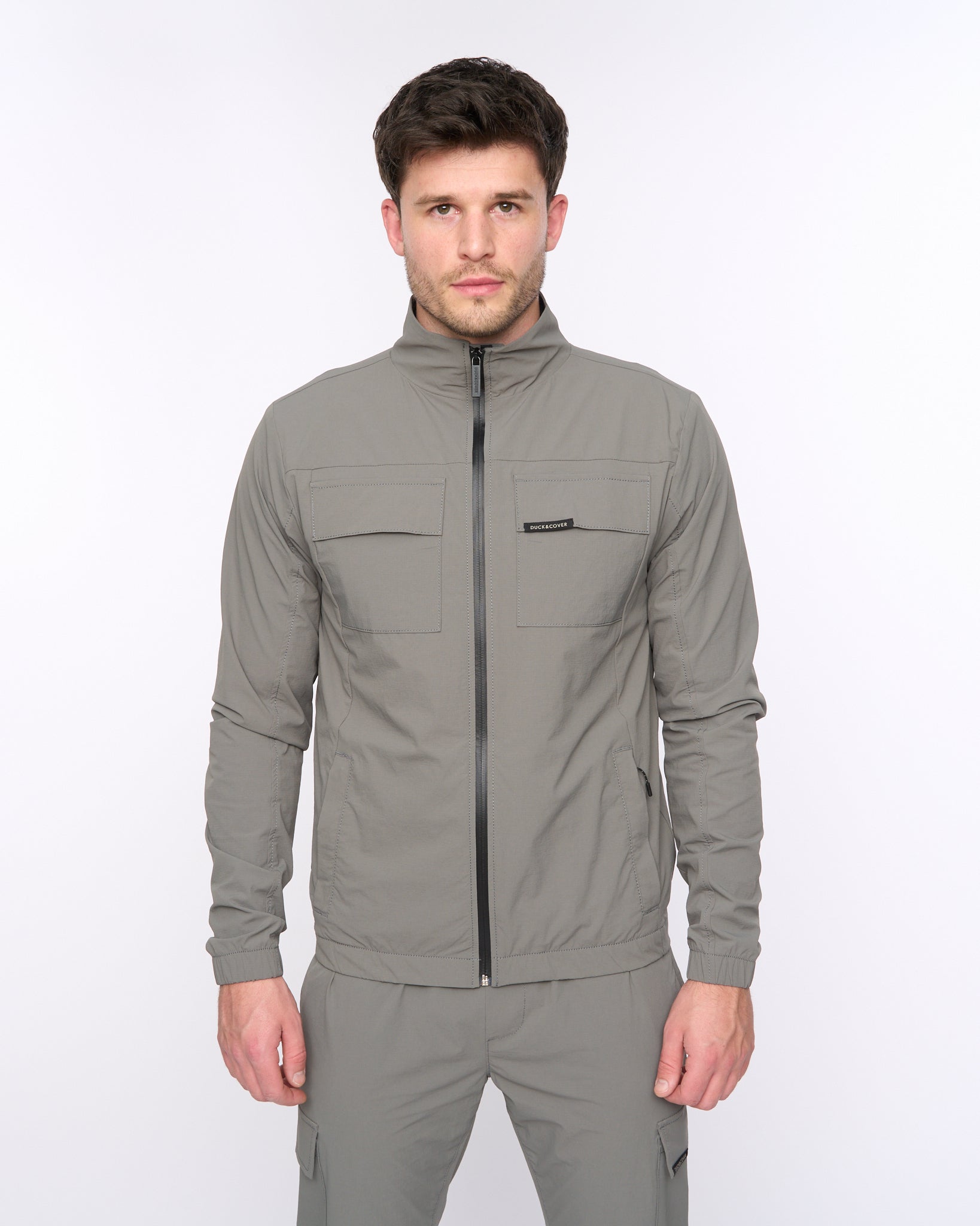 Duck & Cover Chamata Jacket Green Slate