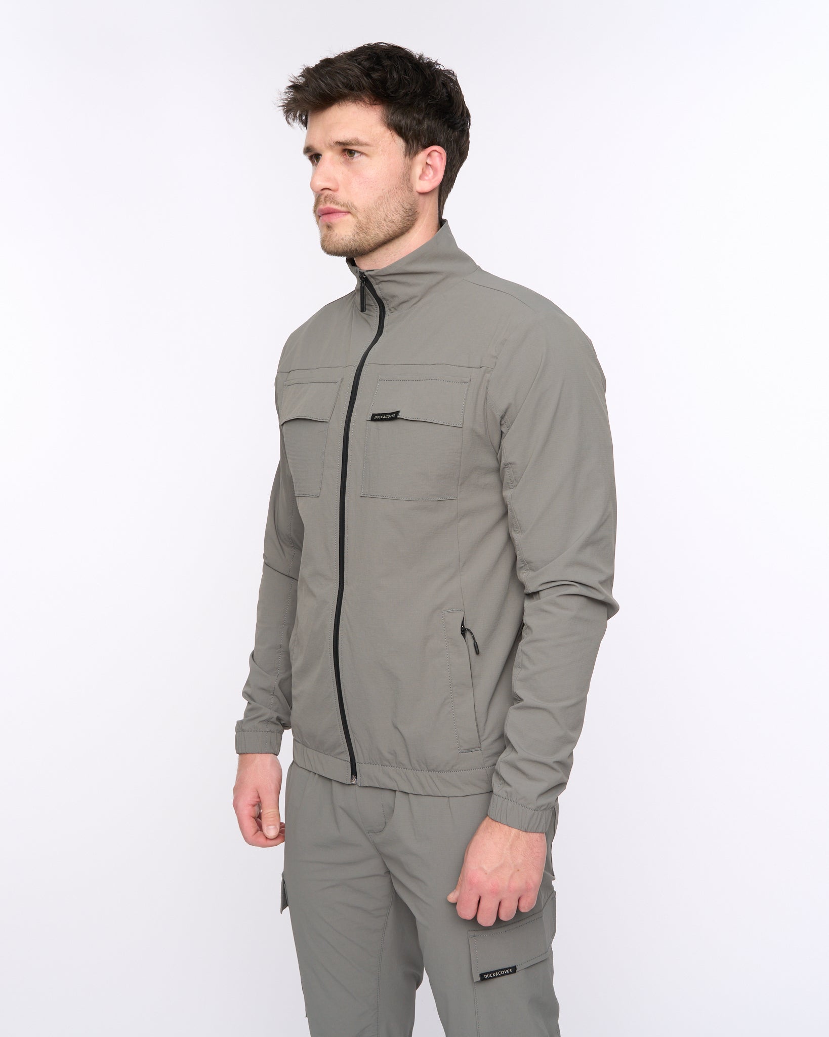 Duck & Cover Chamata Jacket Green Slate