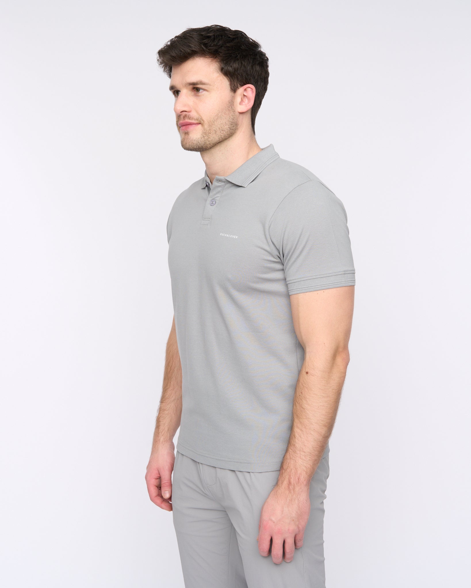 Duck & Cover Limatar Polo Grey