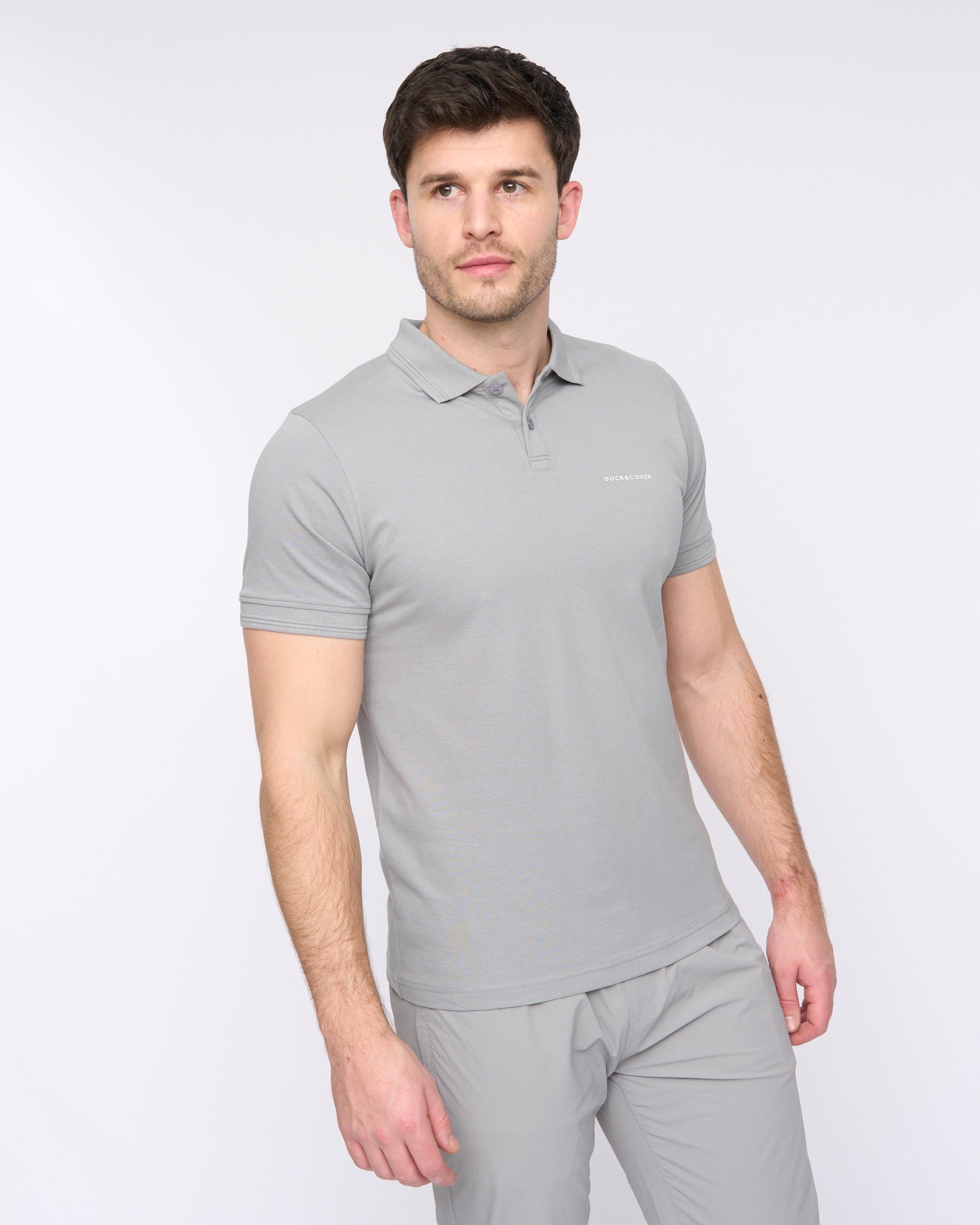 Duck & Cover Limatar Polo Grey