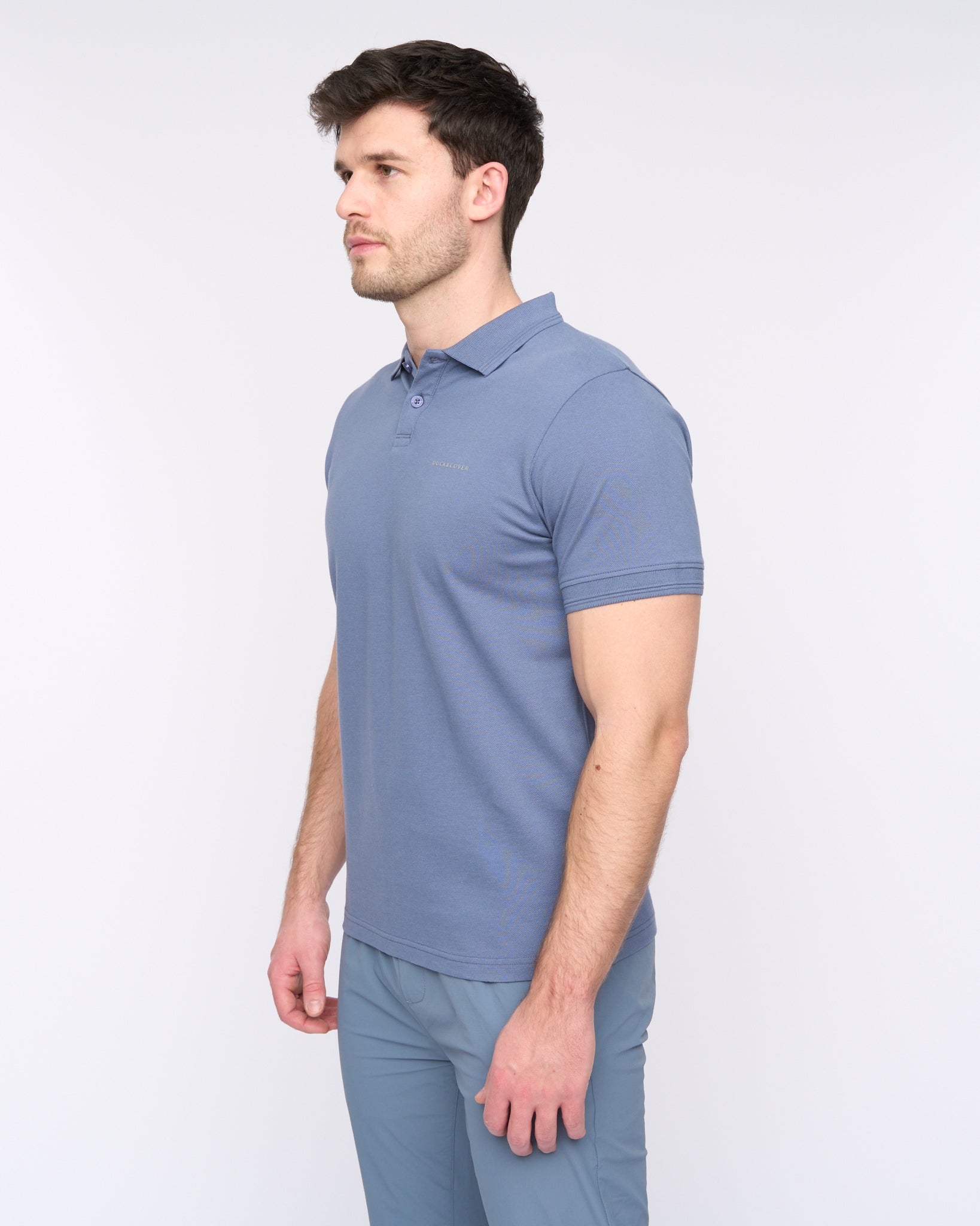 Duck & Cover Limatar Polo Light Denim