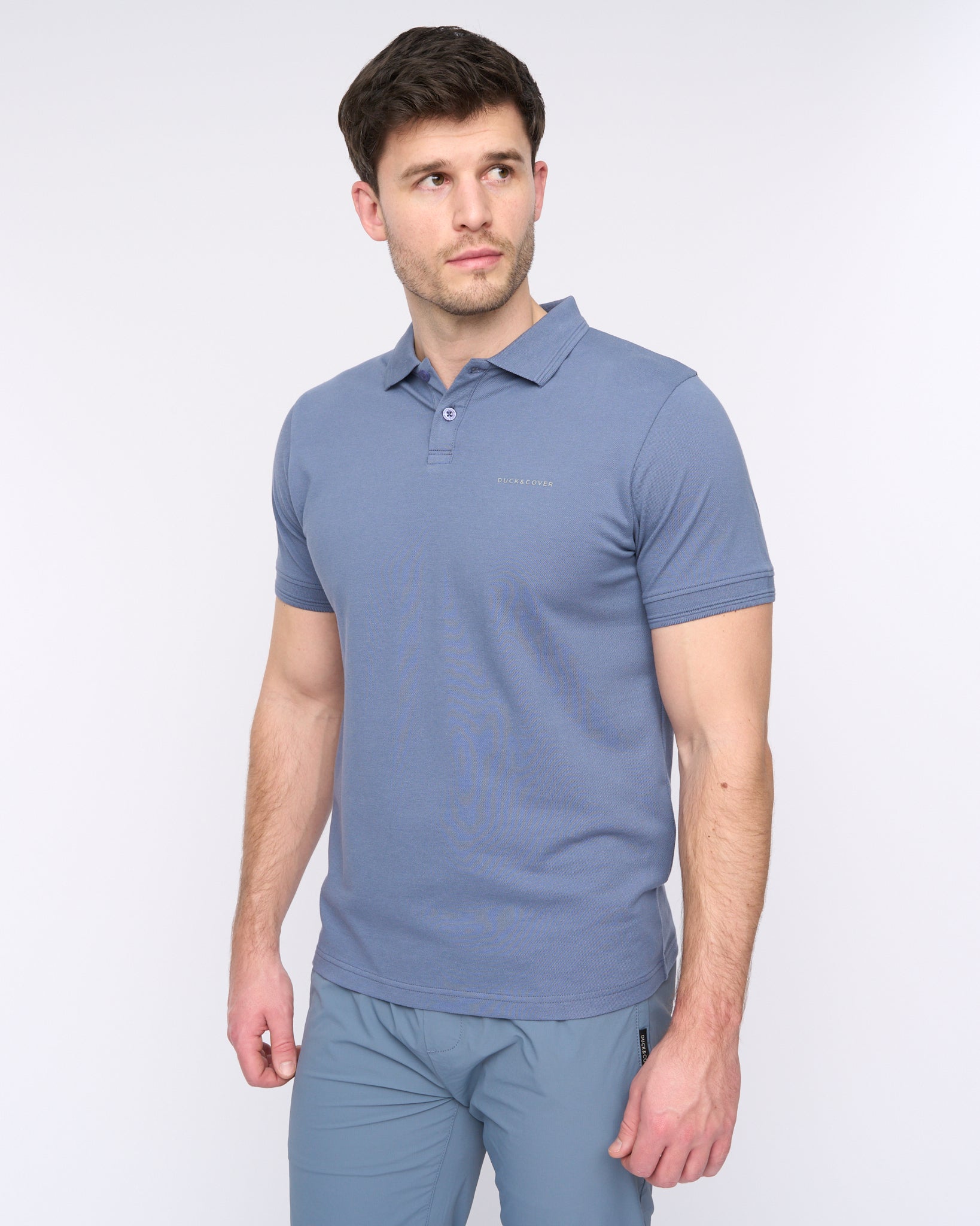 Duck & Cover Limatar Polo Light Denim