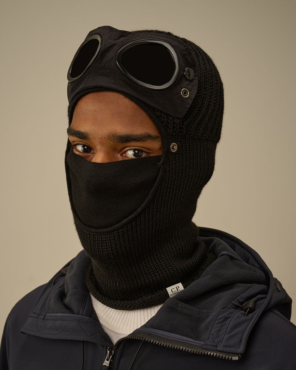 C.P. Company Merino Wool Balaclava - Black