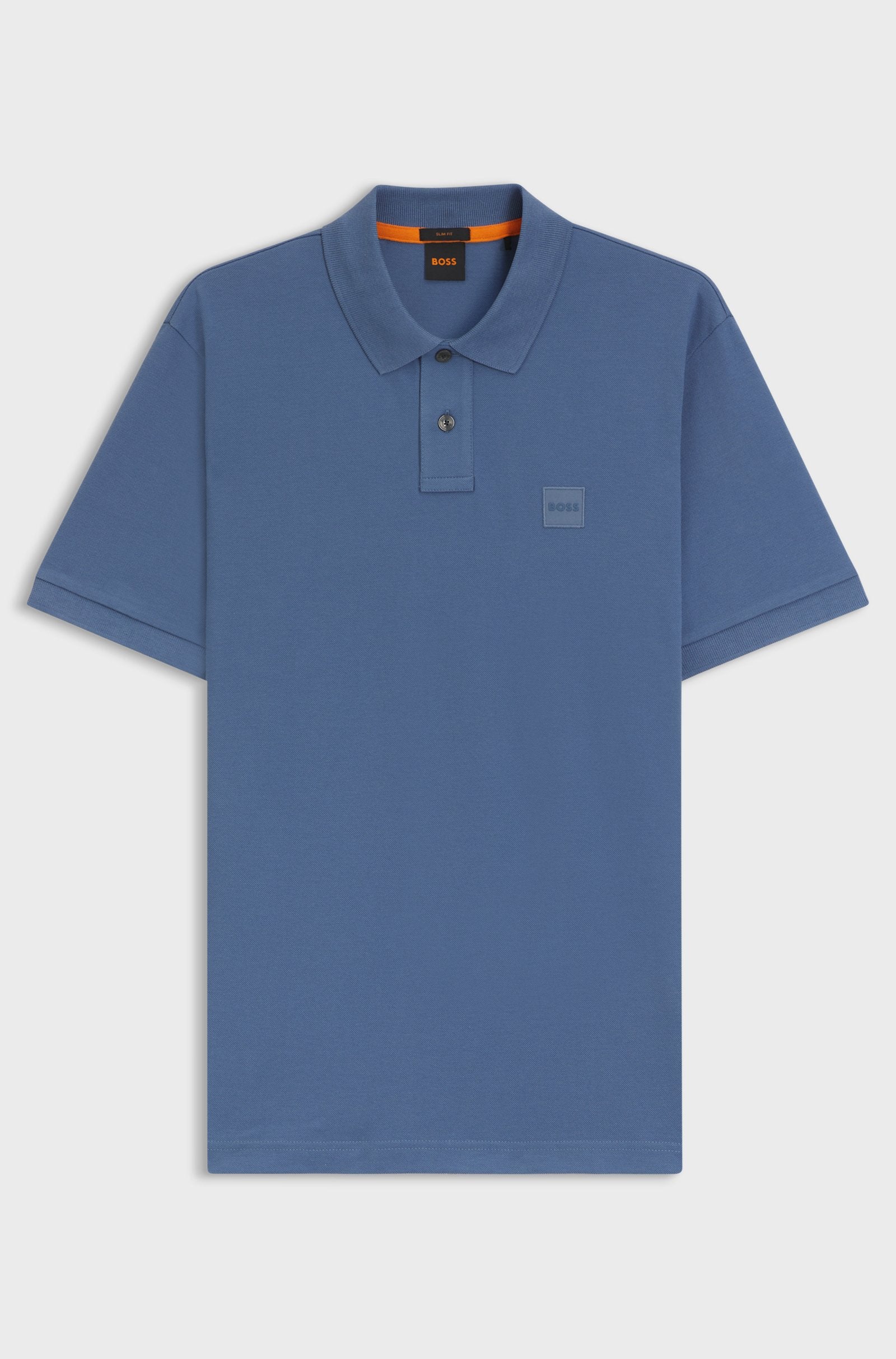Boss Passenger Logo Patch Polo - Blue