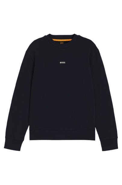 Boss Wesmallcrew Sweatshirt Navy