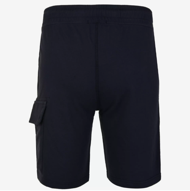 C.P. Company Light Fleece Cargo Lens Shorts - Navy