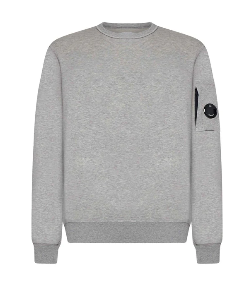 C.P. Company Light Fleece Sweatshirt Grey Marl
