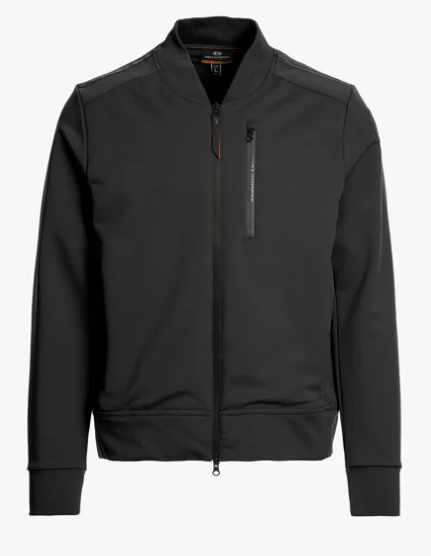 Parajumpers Mckay Full Zip Fleece Short Jacket - Black