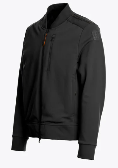 Parajumpers Mckay Full Zip Fleece Short Jacket - Black