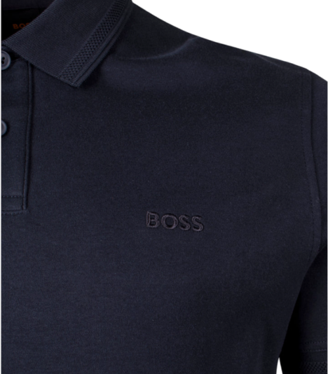 Boss Pe_Interlock Polo Navy