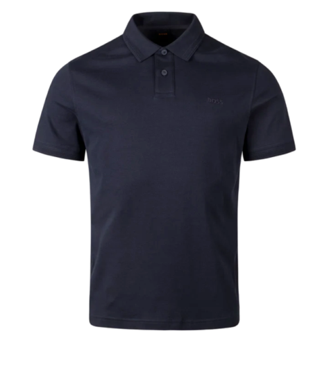 Boss Pe_Interlock Polo Navy