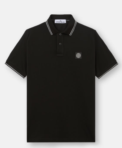 Stone Island Patch Logo Black